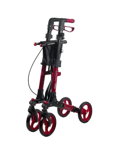 Upright Rollator Walker with Swivel Wheels - UPWalker Breeze with 300 lbs. Weight Capacity