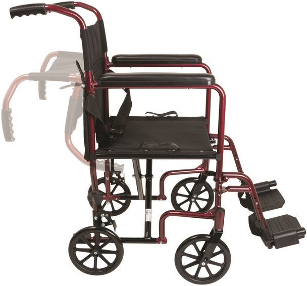 ProBasics Lightweight Aluminum Transport Wheelchair
