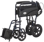 Aluminum Transport Chair with 12" Wheels L3019 by Rhythm Healthcare
