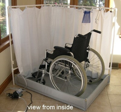 Liteshower Portable, Wheelchair-accessible Shower Stalls