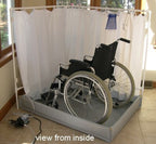 Liteshower Portable, Wheelchair-accessible Shower Stalls