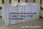 Liteshower Portable, Wheelchair-accessible Shower Stalls
