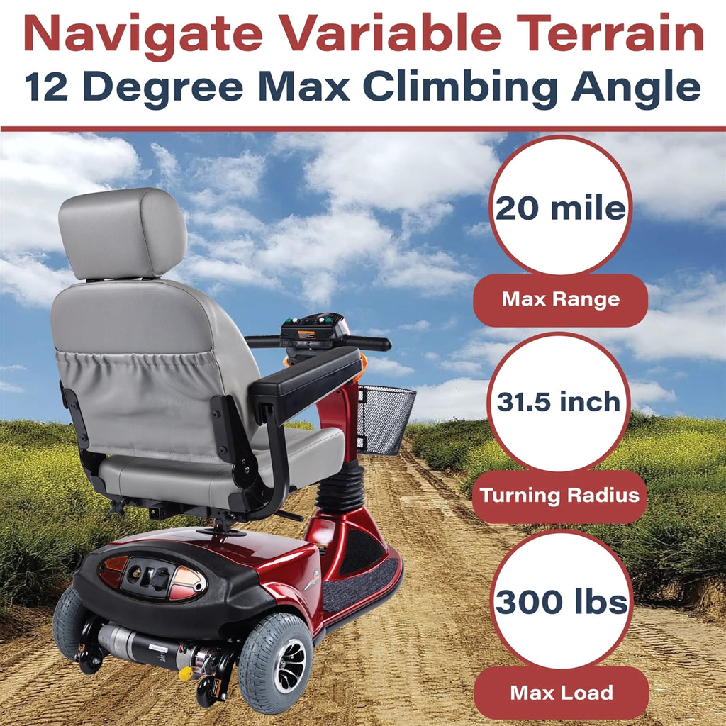 Zipr Breeze 3-Wheel Heavy Duty Mobility Scooter